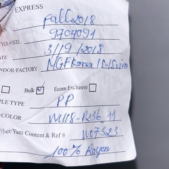 Express Tank Top Ruched Ruffle Flutter Sleeves Round Hem Dotted Floral Crop Tank - Picture 8 of 9